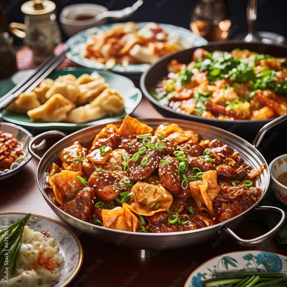 Culinary dish of traditional Chinese New Year Culinary dish of traditional Chinese New Year