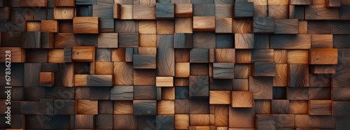 Rustic Wood Panel Background with Smoke Effect