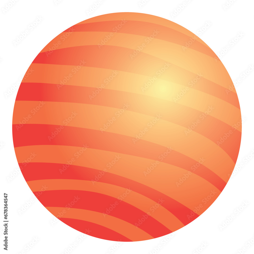 Isolated colored planet icon Vector