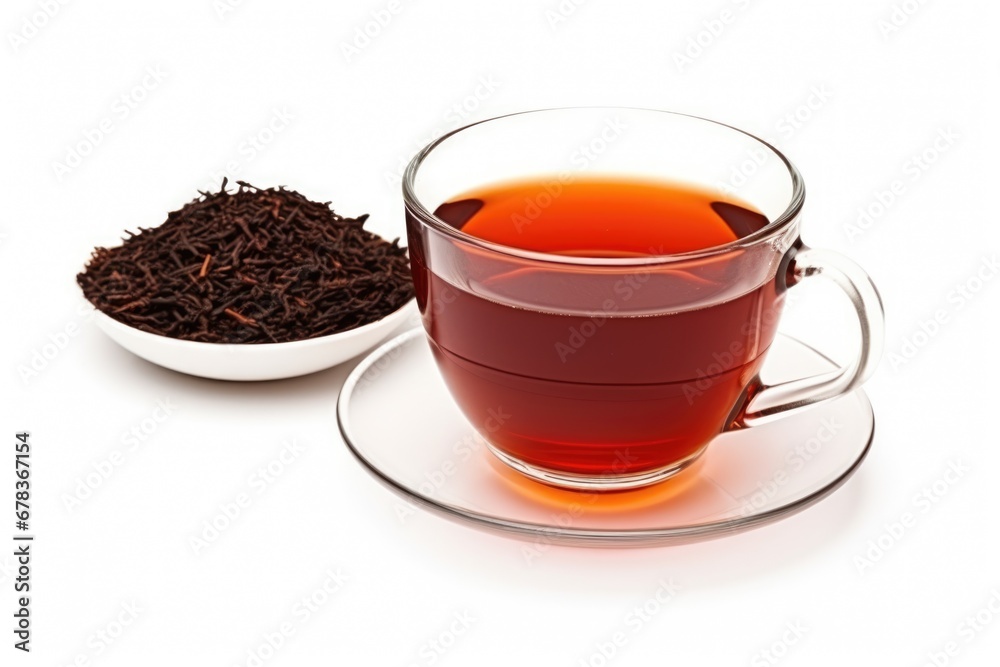 cup of hot aromatic tea on white background. AI Generated cup of hot aromatic tea on white background. AI Generated