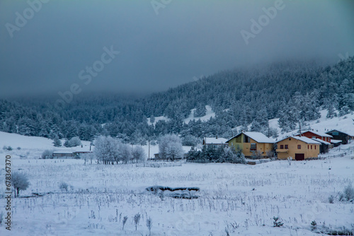 house in the mountains