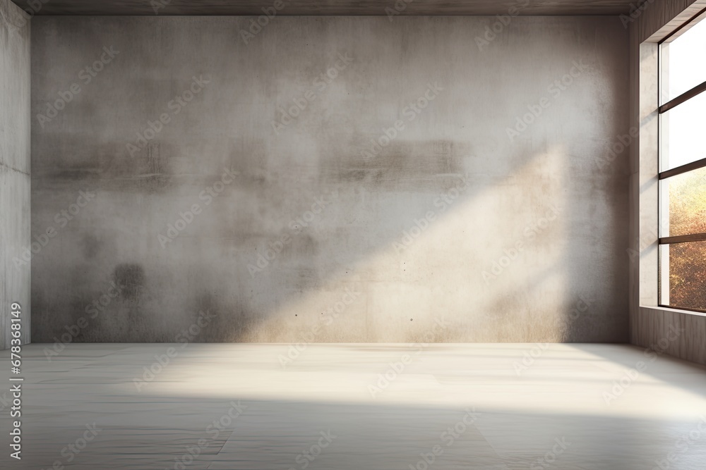 Empty room, loft interior design. Empty space for composing. Ai generative Empty room, loft interior design. Empty space for composing. Ai generative