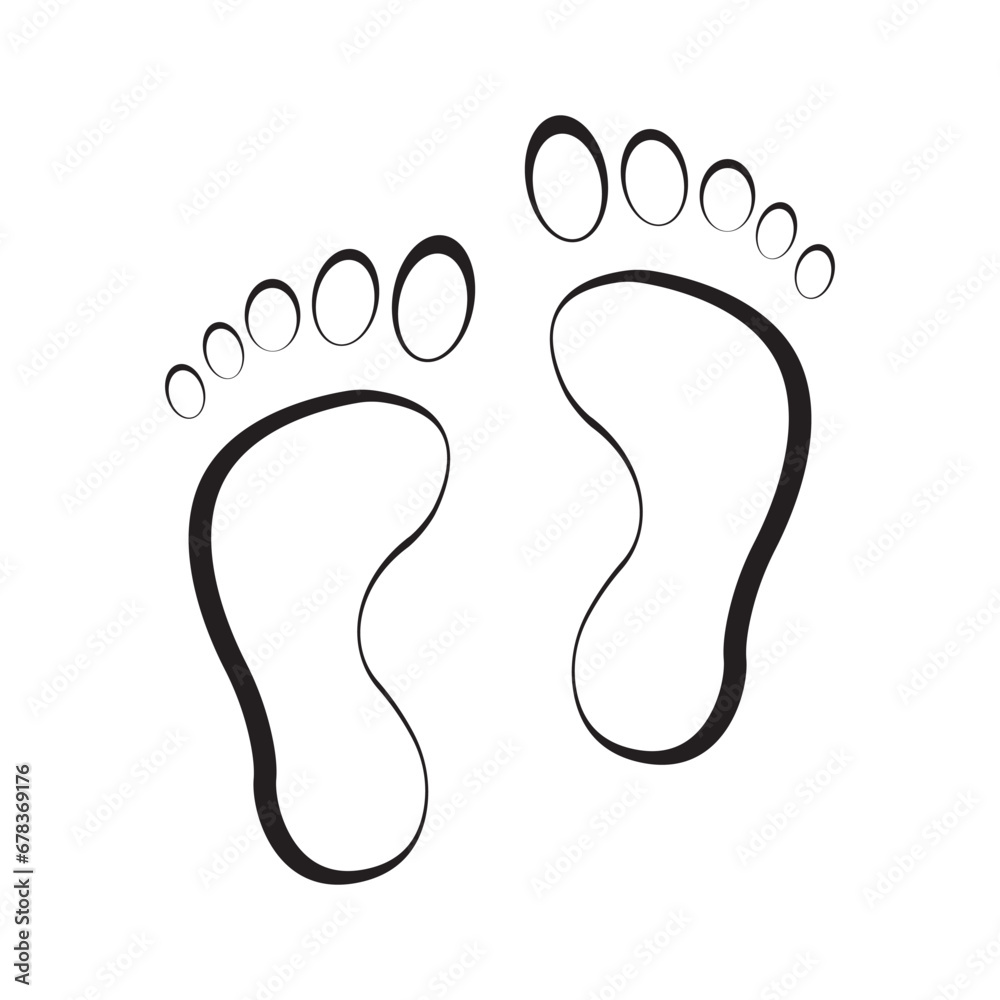 footprint icon footprint icon