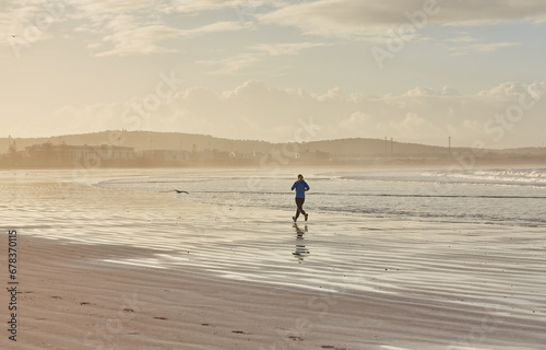 Seaside Jogging in Essaouira, Morocco