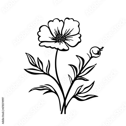 Wallpaper Mural line drawing, line art png, line art prints, spring clipart, line art rose, rose clipart, floral svg, flower png, wildflower svg, flower clipart, bouquet svg, tattoo svg, line art, svg files, svg file Torontodigital.ca