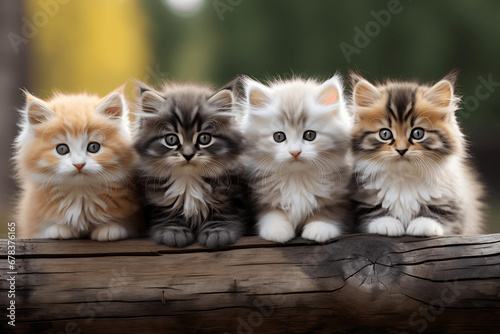 Grupos de gatitos  photo