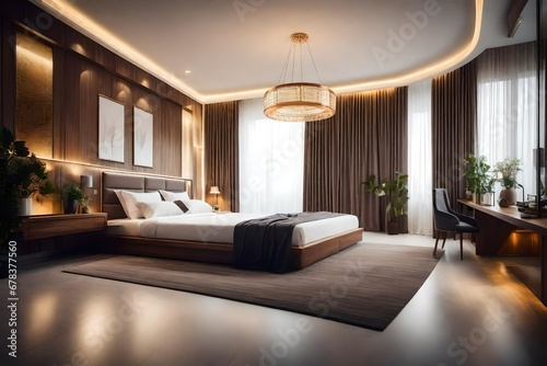 bedroom with a beautiful interior