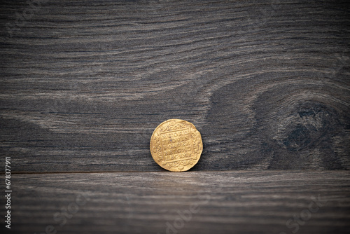 Obraz na płótnie Coin Netherlands 1 ducat 1741 w salonie