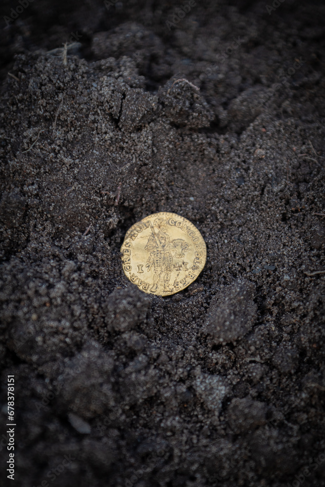 Coin Netherlands 1 ducat 1741