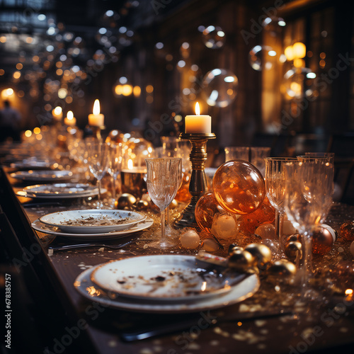 Many people enjoy a festive dinner at home or in restaurants. Champagne or sparkling wine is frequently used to toast to the new year.