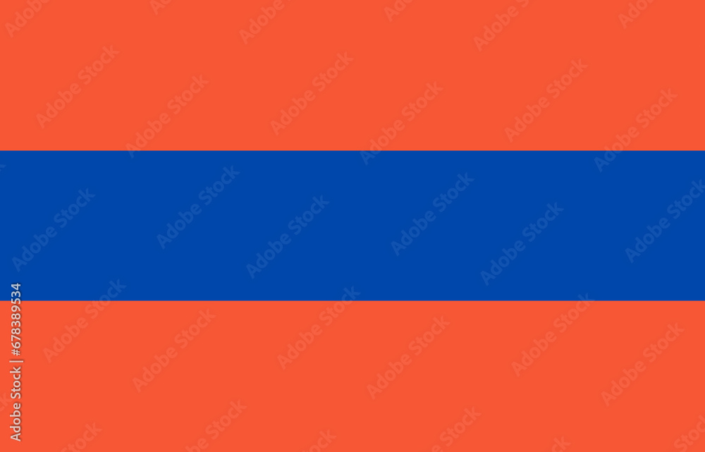 Obraz premium flag of Duchy of Nassau. Historical flag of the part of Europe on fabric surface