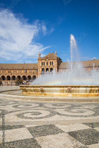 Brunnen Königspalast Sevilla