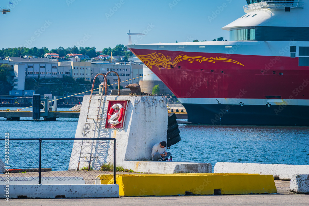 Cityscape of Kristiansand (Norway)