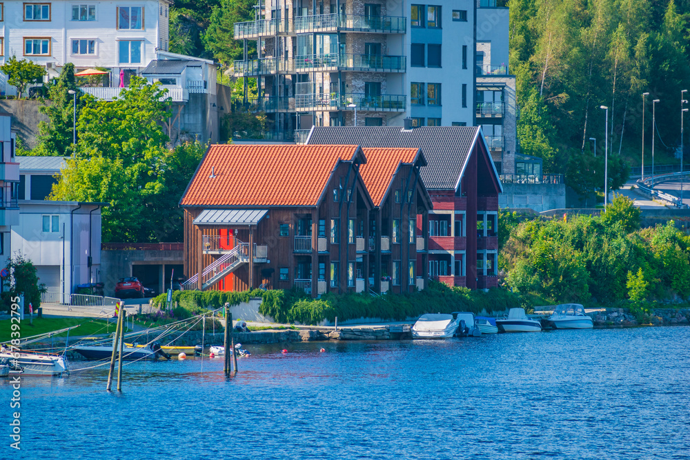 Cityscape of Kristiansand (Norway)