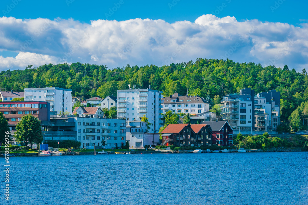 Cityscape of Kristiansand (Norway)