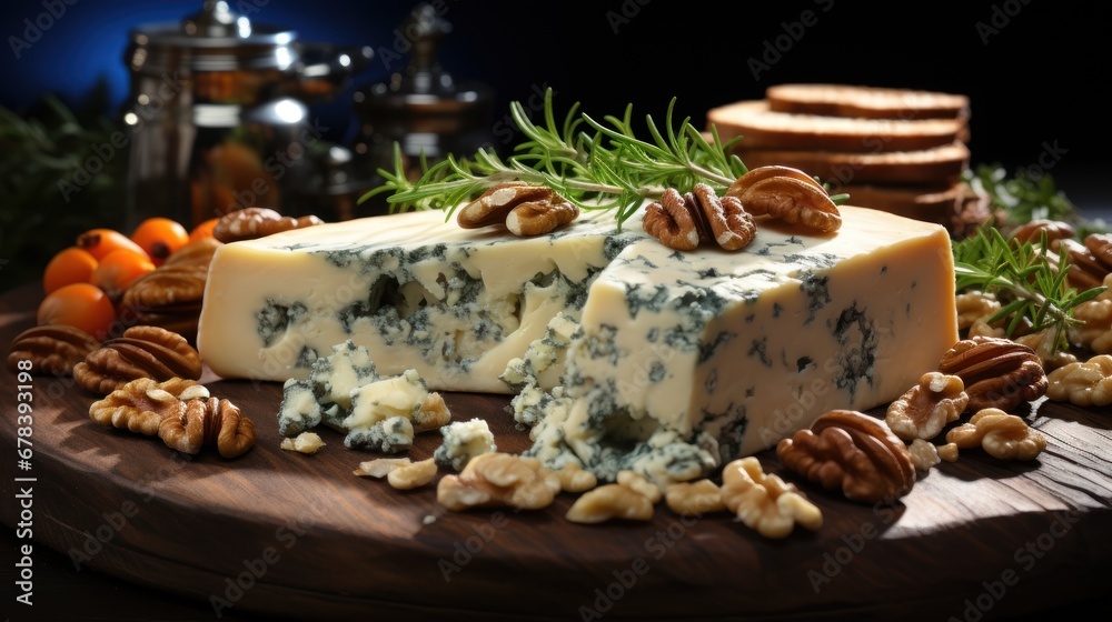 Blue coloured cheese food.UHD wallpaper