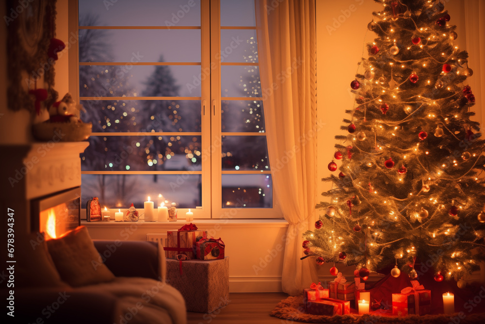 Cozy Christmas Indoor Scenery