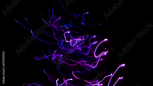 video effekt lightpainting visuell superkraft energie bewegung bunt leuchten party deko hintergrund © Lights nature & more