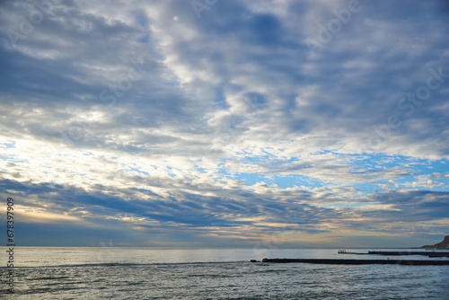 Black sea in Odesa Ukraine