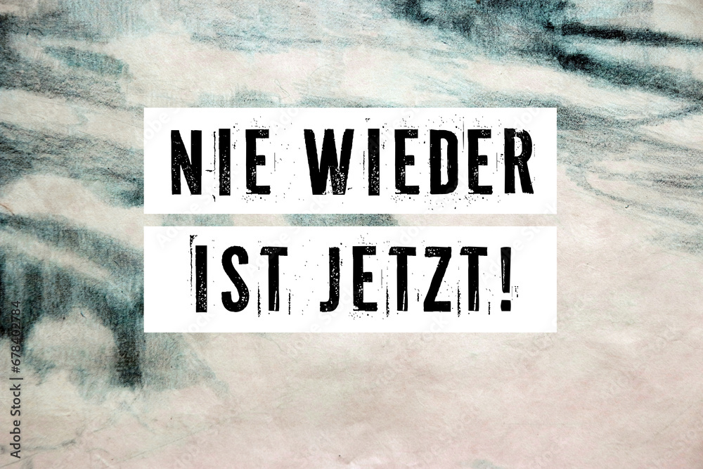 nie wieder ist jetzt - statement