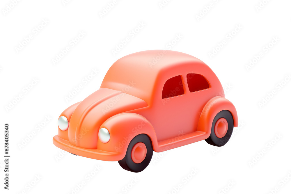 Adorable 3D Toy Car for Children