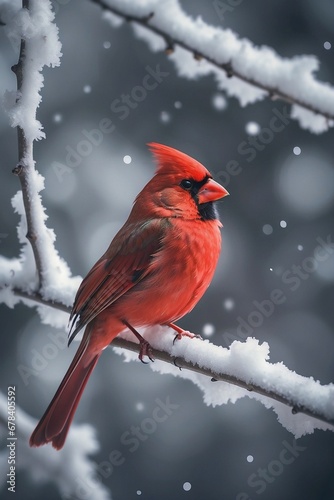 Winter Cardinal  © Michael