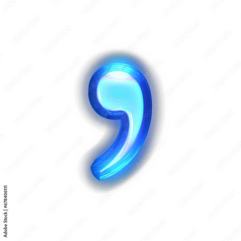 Blue symbol glowing around the edges Blue symbol glowing around the edges