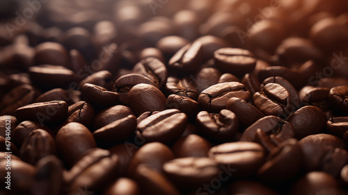 Detailed Coffee Bean Close-Up