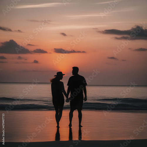 couple on the beach