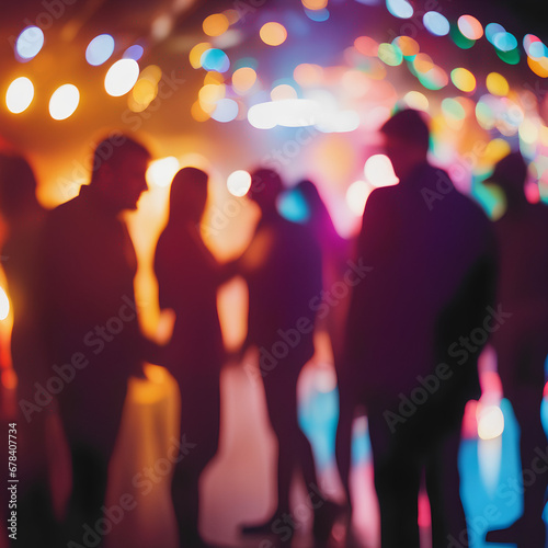 people dancing in the nightclub