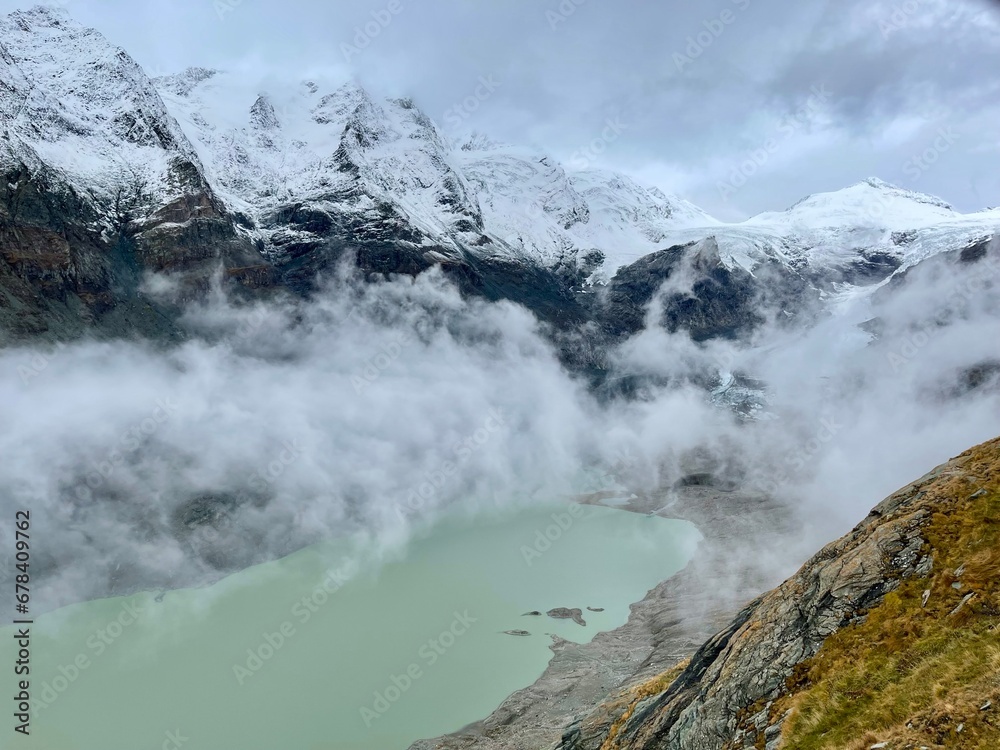 Blick auf Gletscher 