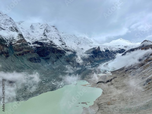 Blick auf Gletscher 