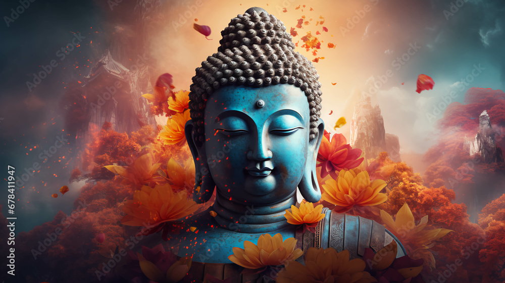 BUDDHA ILLUSTRATION BUDDHA ILLUSTRATION