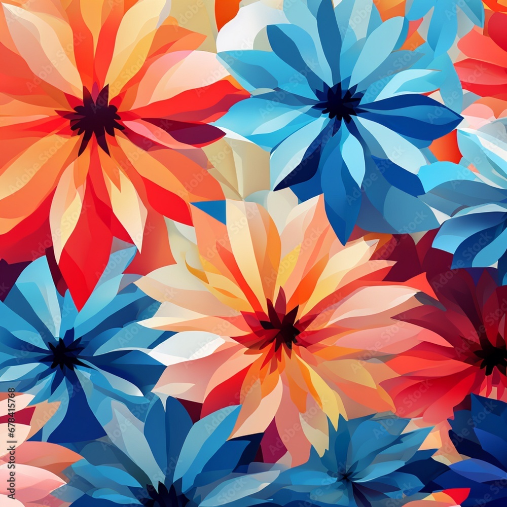 seamless background with flowers seamless background with flowers