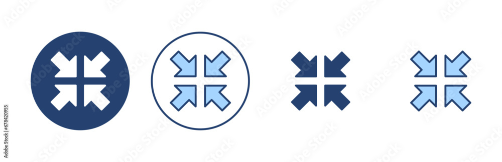 Fullscreen Icon vector. Expand to full screen sign and symbol. Arrows symbol Fullscreen Icon vector. Expand to full screen sign and symbol. Arrows symbol