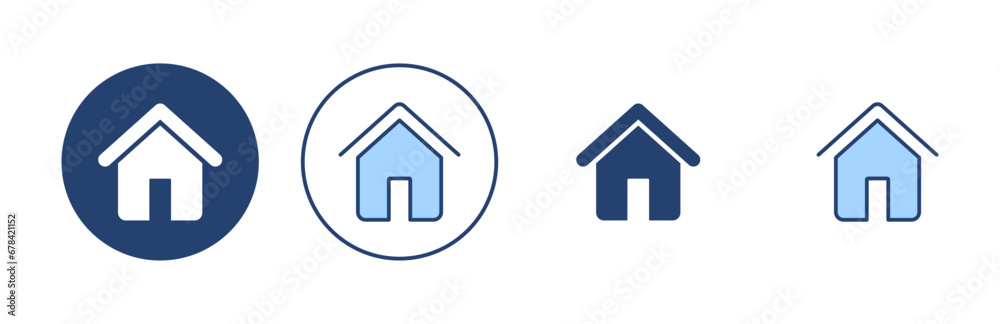 House icon vector. Home sign and symbol