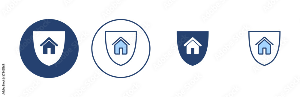 house insurance icon vector. house protection sign and symbol house insurance icon vector. house protection sign and symbol