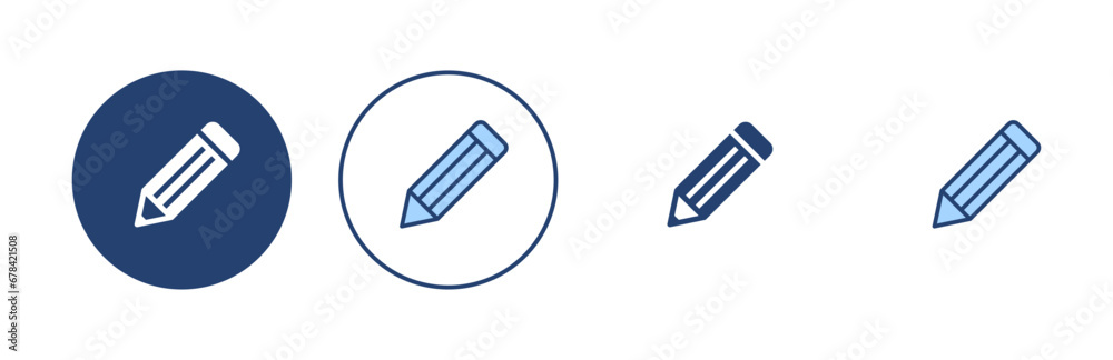 Pencil icon vector. pen sign and symbol. edit icon vector Pencil icon vector. pen sign and symbol. edit icon vector