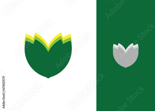 leaves logo set