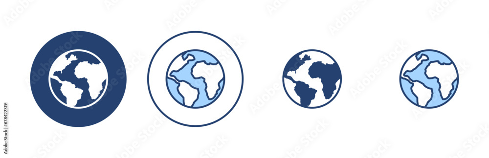 World map vector. Worldmap sign and symbol. Globe icon World map vector. Worldmap sign and symbol. Globe icon