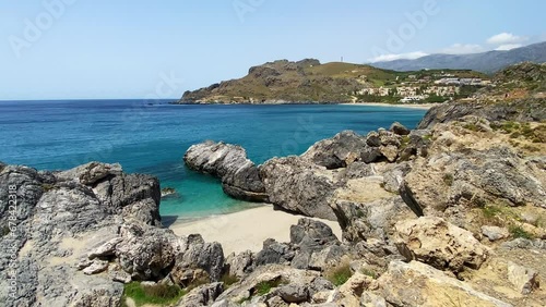 One Rock Beach, Insel Kreta, Griechenland  photo