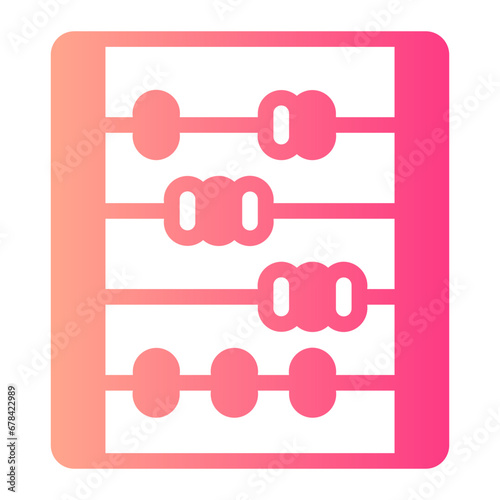 abacus gradient icon