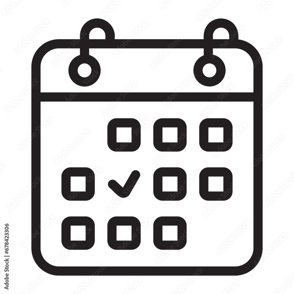 calendar line icon calendar line icon