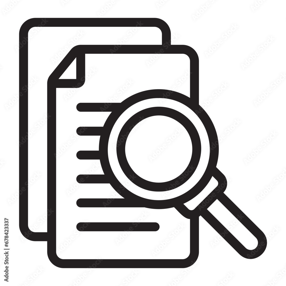 audit line icon audit line icon