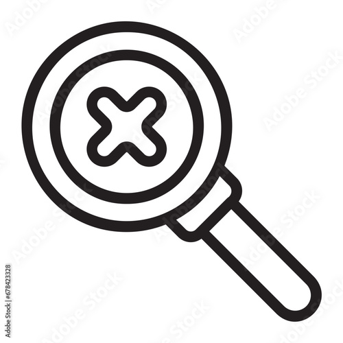 failed line icon