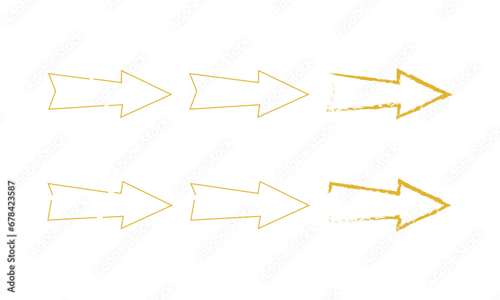set of arrows, arrow yellow, images, template, simple, concept, sozial media icons set of arrows, arrow yellow, images, template, simple, concept, sozial media icons