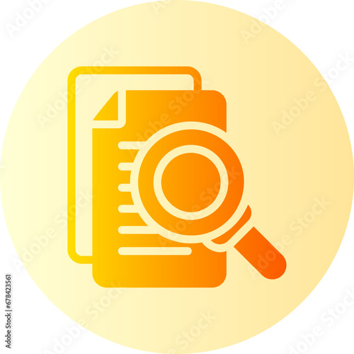 audit gradient icon