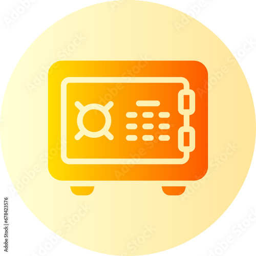 safe box gradient icon