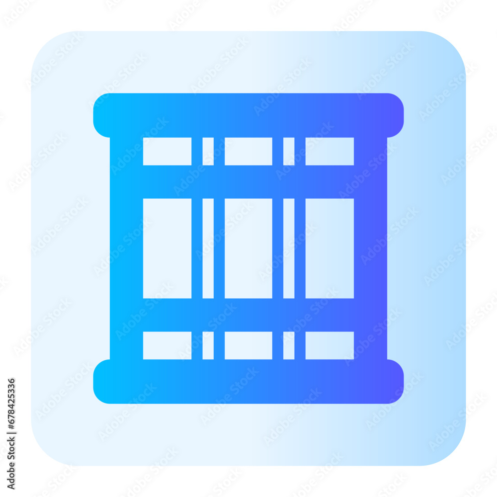 prison gradient icon