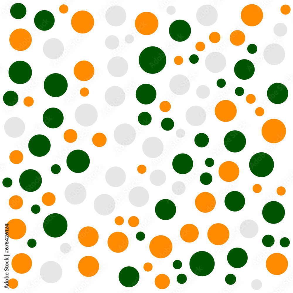 Polka dots pattern background. Vector design.